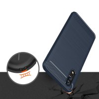 Huawei P20 Handy Tasche Case Cover Panzer Hülle Schutzhülle Handyhülle Carbon