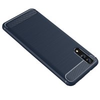 Huawei P20 Handy Tasche Case Cover Panzer Hülle Schutzhülle Handyhülle Carbon