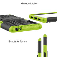 Handy Tasche für Sony Xperia Panzer Cover Case SchutzHülle Etui Schale Bumper  Sony Xperia L4 Grün