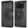 Handyhülle Hülle für Xiaomi POCO M4 Pro 4G, Handy Tasche Schutz Flip Case Schale Schwarz