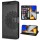Handyhülle Hülle für Xiaomi POCO M4 Pro 4G, Handy Tasche Schutz Flip Case Schale Schwarz
