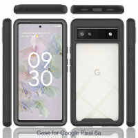 Google Pixel 6A Hülle Handyhülle 360° Grad Case Cover 2-teilig mit Folie