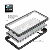 Google Pixel 6A Hülle Handyhülle 360° Grad Case Cover 2-teilig mit Folie