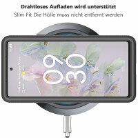 Google Pixel 6A Hülle Handyhülle 360° Grad Case Cover 2-teilig mit Folie