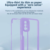 360° Grad Hülle Xiaomi Redmi Note 10 5G vollschutz Integriertem Displayschutz Lila