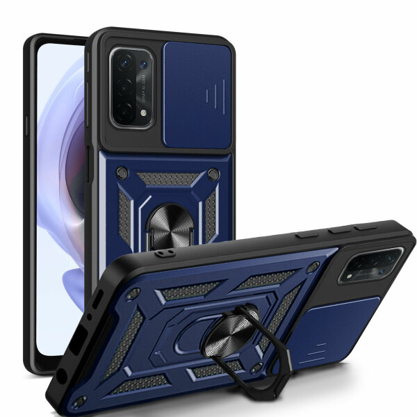 Oppo A54 5G/A74 5G Handyhülle Handy Tasche Hülle Outdoor Case TPU Silikon Bumper