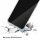 Handy Hülle mit Band Schutzhülle Handykette Seil Silikon Handy Tasche mit Schnur Samsung Galaxy A32 5G SM-A326B Grau