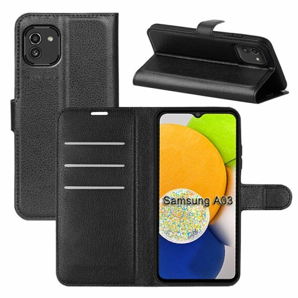 Hülle für Samsung Galaxy A03, Handyhülle Handy Tasche Klapphülle Flipcase Etui