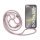 Handykette für Samsung Hanyhülle mit Band Hülle mit Kodel Smartphone Halskette Galaxy S24+ Rosa