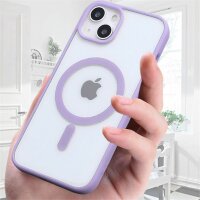 Handyhülle für Apple iPhone 14 Pro Max – Magnet Case Lila