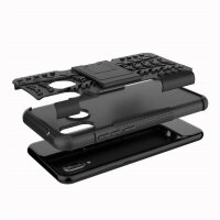 Outdoor Case Panzer Hülle Cover Huawei Handytasche Schutzhülle Handyhülle Handy Schwarz P20 Lite