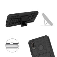 Outdoor Case Panzer Hülle Cover Huawei Handytasche Schutzhülle Handyhülle Handy Schwarz P20 Lite