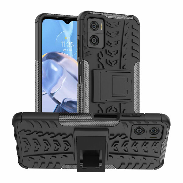 Hülle Mototorla Moto E22 / E22i Schutzhülle Handytasche Handyhülle TPU Silikon Schwarz