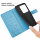 Hülle Xiaomi 14 Pro Handy Tasche Handyhülle Wallet Case Flip Cover Klapphülle Blau