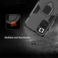 Xiaomi Handy Tasche Ring Case Hülle Schutzhülle Back Cover TPU Outdoor Bumper BF