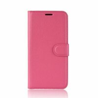 Handyhülle für ZTE Blade A5 2020 – Klapphülle PU-Leder Pink