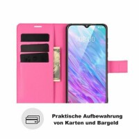 ZTE Handy Tasche Flip Cover Case Buch Klapp Schutz Hülle Etui Wallet Buchtasche ZTE Blade A5 2020 Pink