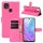 ZTE Handy Tasche Flip Cover Case Buch Klapp Schutz Hülle Etui Wallet Buchtasche ZTE Blade A5 2020 Pink