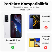 Poco F5 Hülle Handyhülle Outdoor Handy Tasche Bumper Case Back Cover TPU Silikon