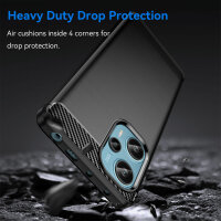 Poco F5 Hülle Handyhülle Outdoor Handy Tasche Bumper Case Back Cover TPU Silikon