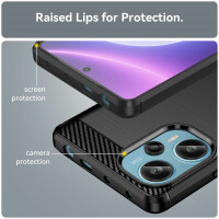 Poco F5 Hülle Handyhülle Outdoor Handy Tasche Bumper Case Back Cover TPU Silikon
