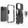 Handyhülle für Apple iPhone 14 Pro Max - Ring Panzer Cover Schwarz