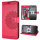 Hülle für Xiaomi 13 Lite Handyhülle Handy Tasche Klapphülle Wallet Case Etui Rot
