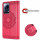 Hülle für Xiaomi 13 Lite Handyhülle Handy Tasche Klapphülle Wallet Case Etui Rot