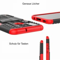 Outdoor Case Panzer Hülle Cover Huawei Handytasche Schutzhülle Handyhülle Handy Schwarz P Smart 2020