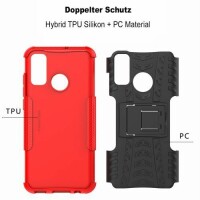 Outdoor Case Panzer Hülle Cover Huawei Handytasche Schutzhülle Handyhülle Handy Schwarz P Smart 2020