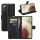 Handy Tasche für Samsung Galaxy Cover Case Buch Klapp Schutz Hülle Etui Wallet Samsung Galaxy A22 4G SM-A225F Schwarz