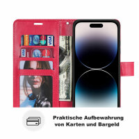 Handyhülle für Apple iPhone 14 Pro Max – Mandala Case Rot