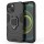 Handyhülle für Apple iPhone 14 – Ring Panzer Cover Schwarz