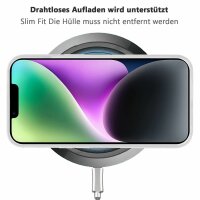 Bumper MagSafe mit integrierter Magnet für iPhone 14 Pro Plus Max Hülle TPU iPhone 14 Pro Weiss