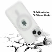 Handyhülle mit integrierter Magnet für iPhone 14 Pro Plus Max Hülle TPU iPhone 14 Pro Weiss