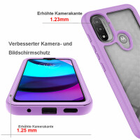 Hülle für Motorola Moto E20 / E30 / E40, Handy Tasche Silikon Case Cover Bumper