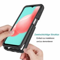 Handyhülle für Samsung Galaxy A32 5G – 360° Panzer Case mit Displayschutz