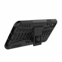Handy Tasche für Apple iPhone Panzer Cover Case Schutz Hülle Etui Schale Bumper Apple iPhone X / XS Rot