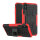 Handy Tasche für Apple iPhone Panzer Cover Case Schutz Hülle Etui Schale Bumper Apple iPhone X / XS Rot