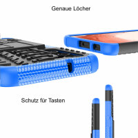 Outdoor Hülle für Samsung Galaxy S23+ Handyhülle Handy Tasche Bumper TPU Silikon Blau