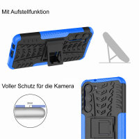 Outdoor Hülle für Samsung Galaxy S23+ Handyhülle Handy Tasche Bumper TPU Silikon Blau