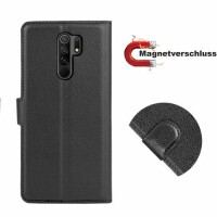 Xiaomi Redmi 9 Hülle Handy Tasche Flip Cover Wallet Case Schutzhülle Klapp Etui