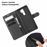 Xiaomi Redmi 9 Hülle Handy Tasche Flip Cover Wallet Case Schutzhülle Klapp Etui