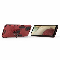 Handy Tasche für Samsung Galaxy Ring Case Hülle Outdoor TPU Back Cover Bumper  Galaxy A42 5G Rot