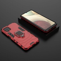 Handy Tasche für Samsung Galaxy Ring Case Hülle Outdoor TPU Back Cover Bumper  Galaxy A42 5G Rot