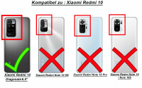 Handyhülle Xiaomi Redmi 10, Hülle Handy Tasche Schutzhülle Klapphülle Flip Case