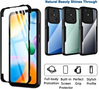 360° Grad Hülle Xiaomi Redmi 10C Rundum vollschutz Integriertem Displayschutz Schwarz