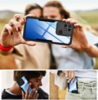 360° Grad Hülle Xiaomi Redmi 10C Rundum vollschutz Integriertem Displayschutz Schwarz