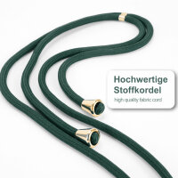 Handykette Universal + Farbauswahl + zum Umhängen für Handyhülle Hülle Cover  Dunkel-Grün