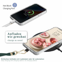 Handykette Universal + Farbauswahl + zum Umhängen für Handyhülle Hülle Cover  Dunkel-Grün